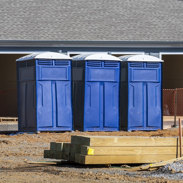 how do you dispose of waste after the portable restrooms have been emptied in Pasadena Park